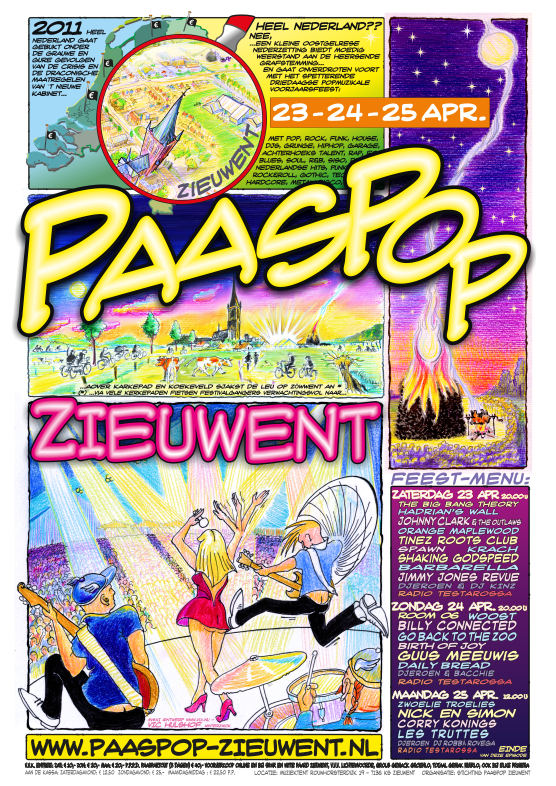 poster PaasPop Zieuwent 2011